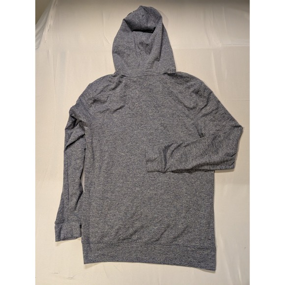 Rhoback Mens Small Golf Performance Hoodie Blue Heathered Pullover - Picture 8 of 10